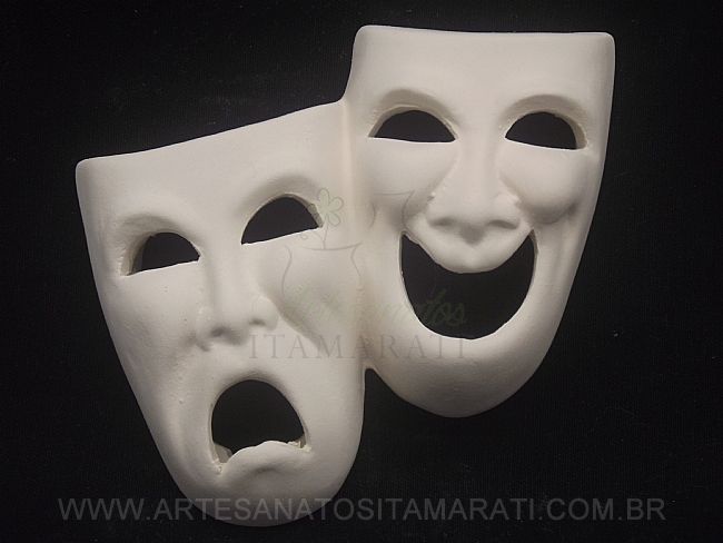 Detalhes do produto Mascara Teatro - Tragédia e Comédia